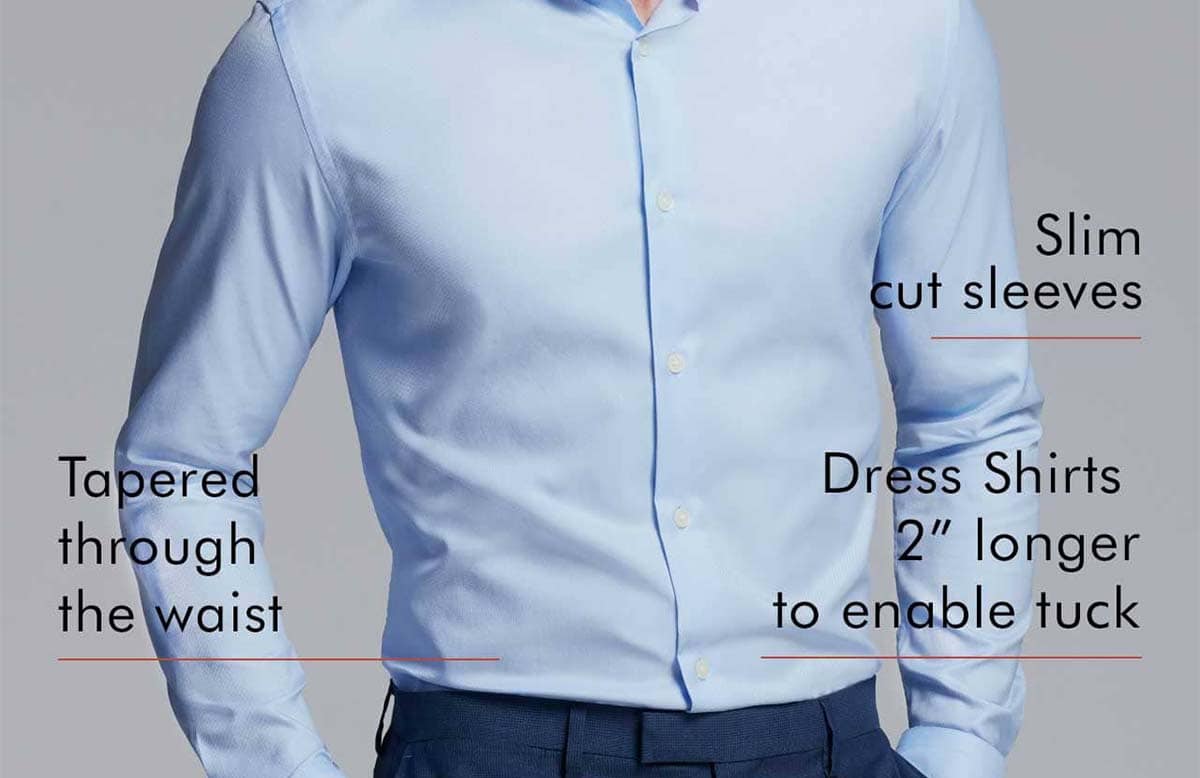 mens shirt fitting guide